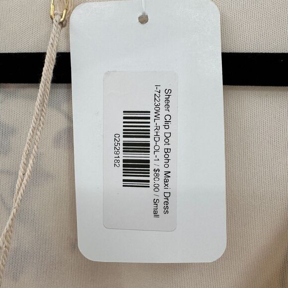 Lovestitch Floral Maxi Dress - Cream and Purple - Picture 7 of 7